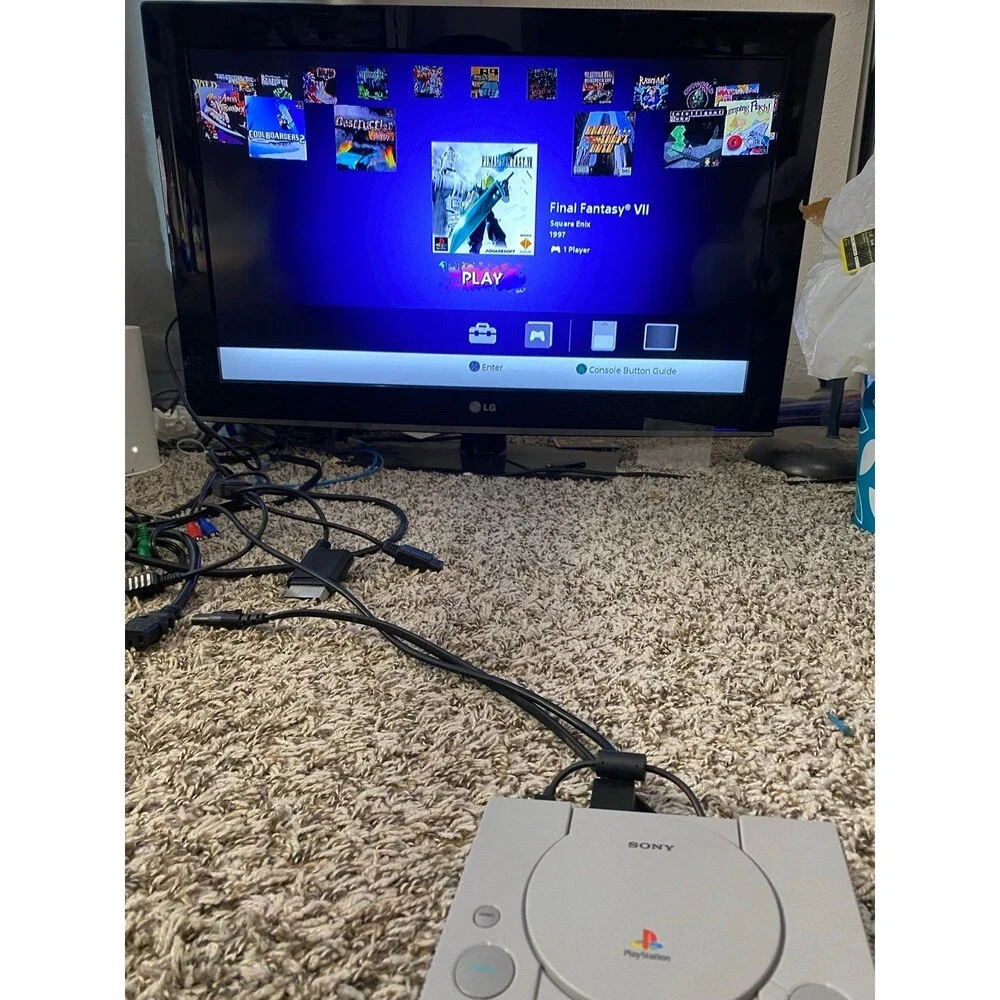 Sony PlayStation Classic Mini PSOne PS1 Retro Gaming Console HDMI FF7 Tekken MGS